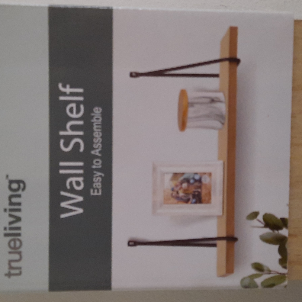 New in Box Trueliving wall Shelf Tan